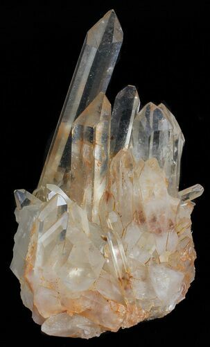 Tangerine Quartz Crystal Cluster - Madagascar #58835